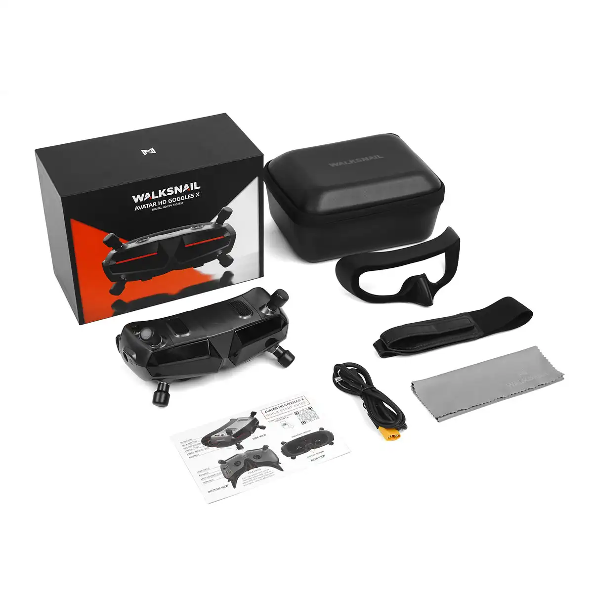 Fpv Goggles Walksnail Avatar Hd - Kacamata Avatar HD Walksnail X 1080P
