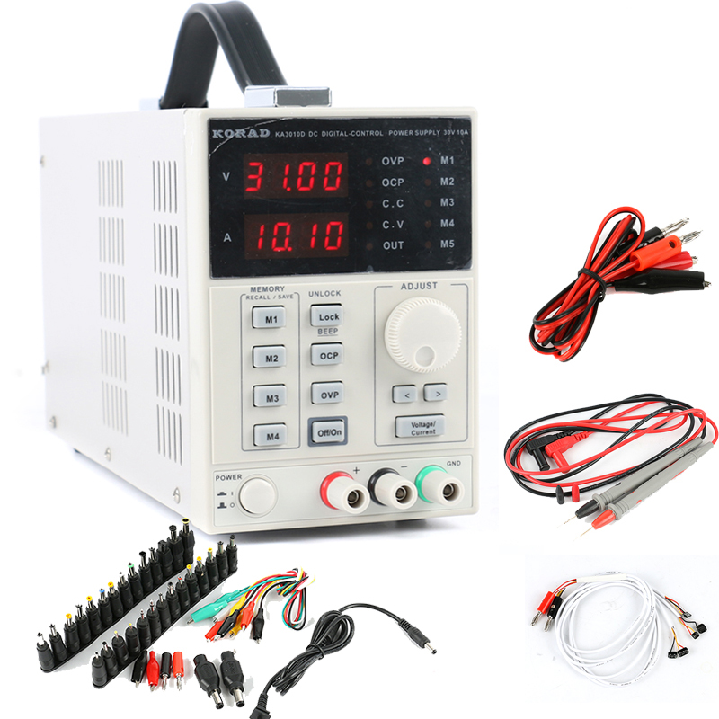 Linear Lab Power Supply Adjustable - KORAD KA3010D Catu Daya DC Digital