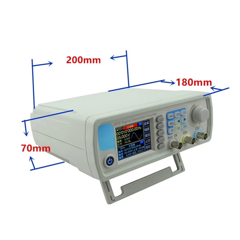 JDS6600 Seri 15/30/40/50MHZ Ge - Function Arbitrary Waveform Generator ulasan dan harga