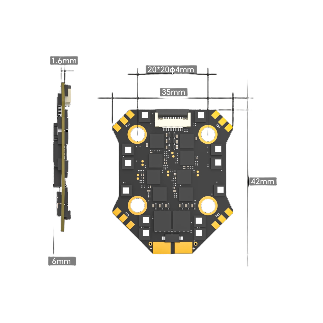 IFlight Borg F7 Mini Stack ICM - Fpv Flight Controller F7 Stack 60A ulasan dan harga