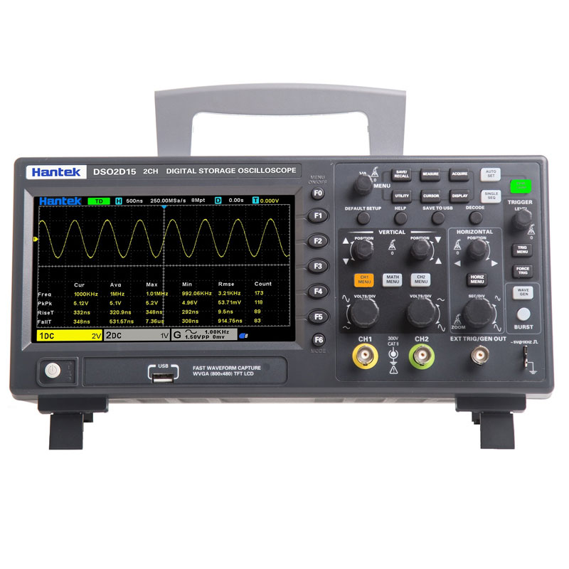 Baru Tersedia Hantek DSO2C10 2 - Digital Storage Oscilloscope 100Mhz ulasan dan harga