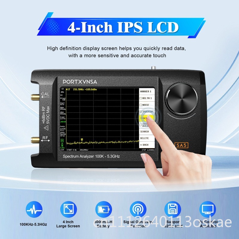 SA5 Penganalisis Spektrum Geng - Signal Generator Spectrum Analyzer ulasan dan harga