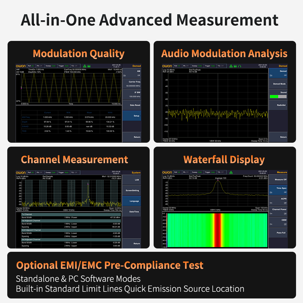 OWON Spectrum Analyzer Dengan  - Signal Generator Spectrum Analyzer ulasan dan harga